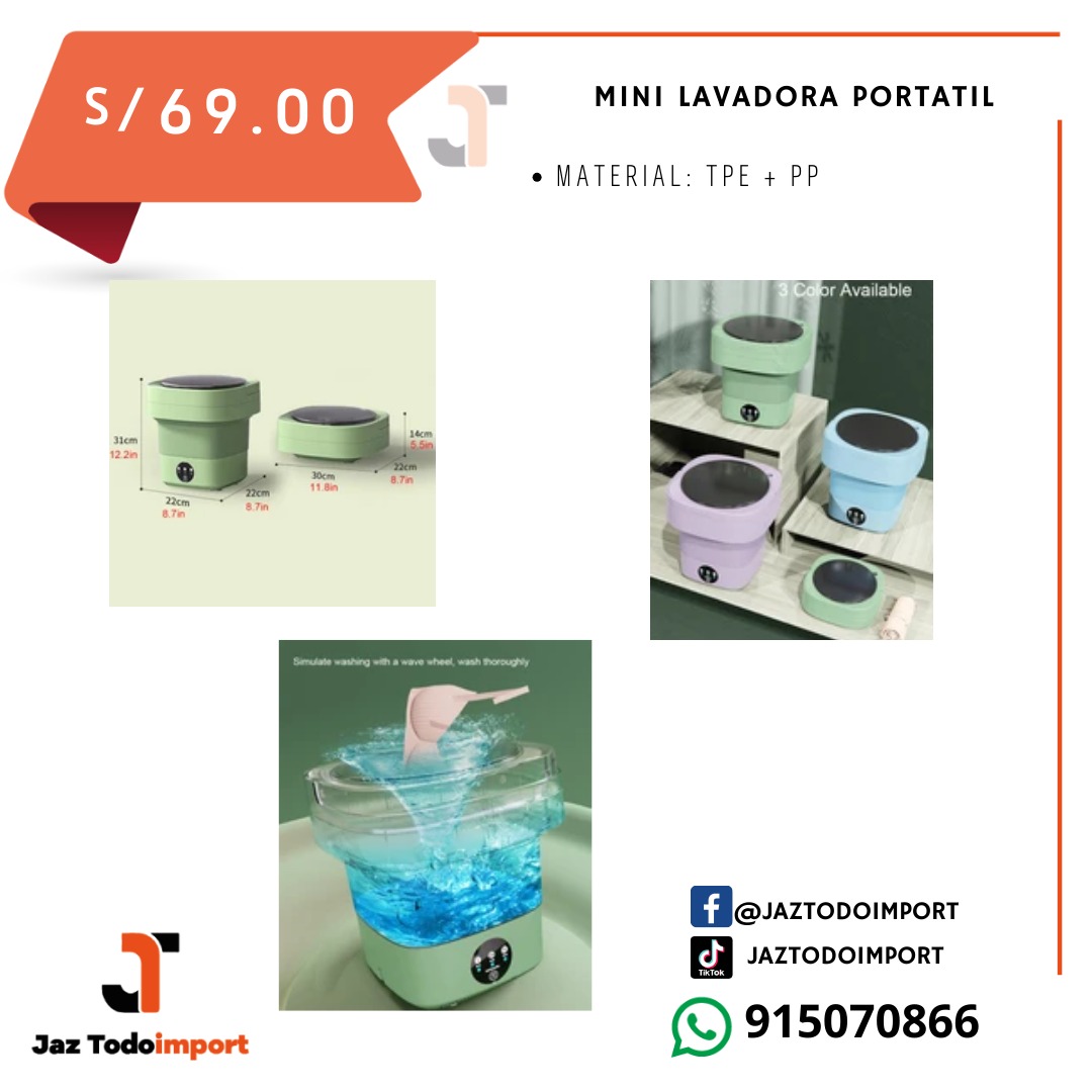 Mini lavadora portátil